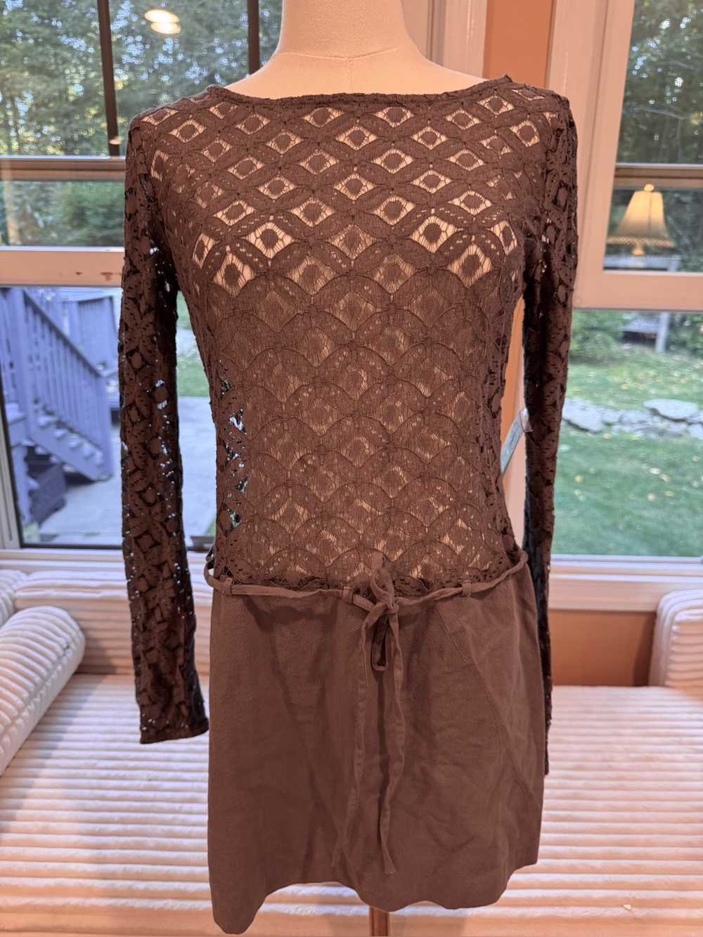 a Free People "Bring On The Nights" Mini Dress  in Quiet Shade XS NWT